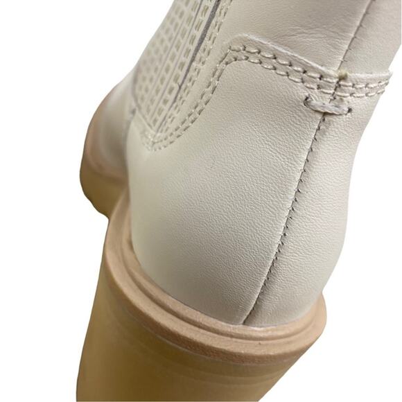 Dolce Vita Caster H2O Women Platform Ankle Boot/Booties Sz 8.5 Ivory Leather New - Picture 12 of 14